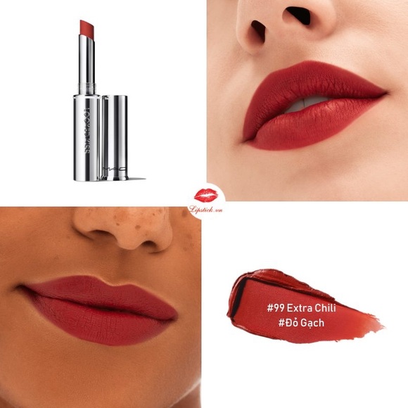 MAC Cosmetics Locked Kiss 24hr lipstick - Extra Chili - Picture 4 of 4